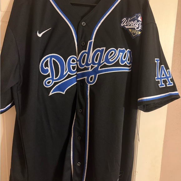 Authentic Nike Mookie Betts #50 Dodgers Jersey (XL) + 2013 Drive Alum Bobblehead